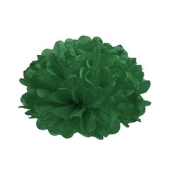10 Pack Tissue Pom Poms Flowers 6 Inch Dark Green Wedding Birthday Decor