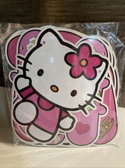 Hello Kitty Party Decor Set Table cover Back Drop Cake & Cupcake Toppers &&