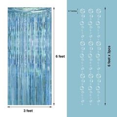Under The Sea Party Decorations Bubble Garland Backdrop Mermaid Birthday Party
