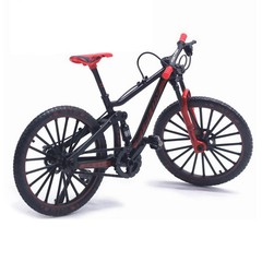 1/10 Scale Mini Finger Bike Alloy Model Desktop Decoration Gift Red Bicycle