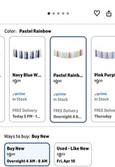 Pastel Rainbow Tissue Paper Tassel Garland for Party, Birthday, Wedding, Shower