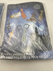 HARRY POTTER Party Decorations Photo Props Lot 2 Brand New 8 Props In Each Kit