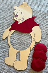 Vintage Handmade Winnie The Pooh Bean Bag Toss & Pin The Tail On Eeyore Games