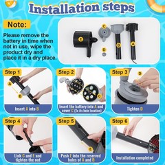 ShinyRelief Motorized Pool Float for Adults, Inflatable Pool Lounger..