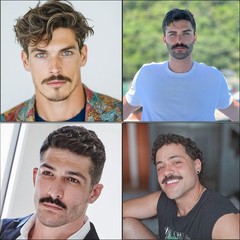 Handmade Fake Mustache and Beard Realistic Human Hair Lace Tied Fake Facial H…