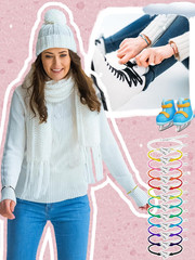 24Pcs Ice Skating Bracelets Party Favors Skater Birthday Gifts Bulk For Fans Set