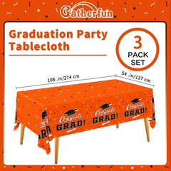 Graduation Party Decorations, Gongrats Grad Tablecover for Graduation Party Supp