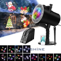 Christmas Lights Projector LED Laser Outdoor Landscape Xmas Move Lamp Xmas Gift