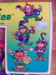 11″ Leprechaun Link Mates St Patrick’s Cutouts 2000 Beistle 4 Pk Decoration NOS