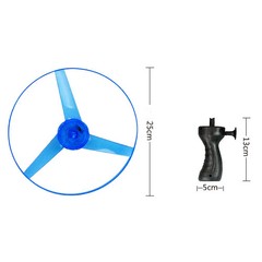 3/5Pcs Outdoor LED Luminous Pull String Bamboo Dragonfly Flying Toy.