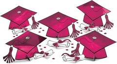 Graduation Table Decorating Kit| Maroon | 1 Ct.
