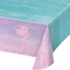 Creative Converting Plastic Table Cover All Over Print Iridescent, 54″ X 102″