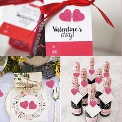 450 PCS Heart Confetti Glittery Rose Gold Love Valentines Day Wedding 1.6 OZ