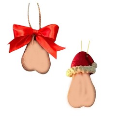 Christmas 3D Funny Prank Pendant Hanging Decor Ornament Christmas Tree Decors