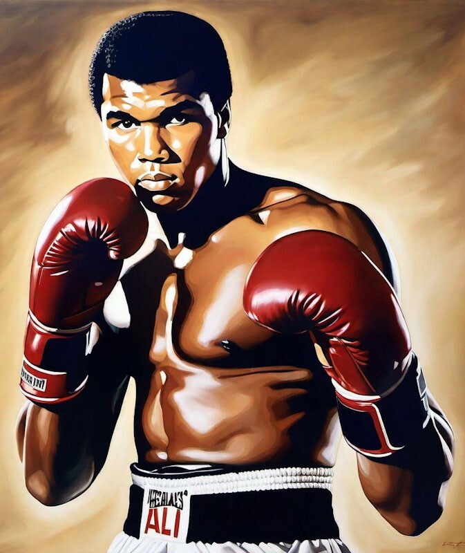 Muhammad Ali Inspired Fan Art