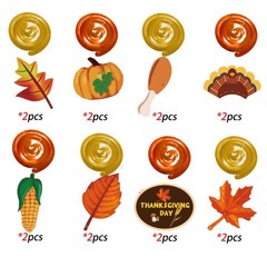 30 PCS Fall Thanksgiving Autumn Decorations Home Classroom Office Baby Shower