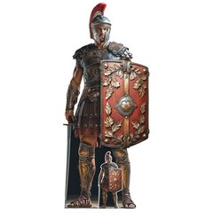 Roman Centurion Lifesize Cardboard Cutout / Standee with Free Mini