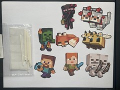 Minecraft Table Decor & Cupcake Toppers