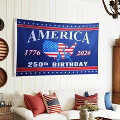 3×5 Ft Double-Sided 250th Anniversary American Flag – Perfect for July 4th Decor