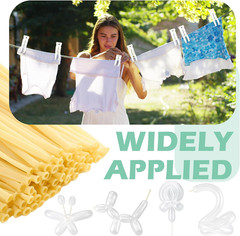 5 Pack Large Balloon Arch Clips Plastic Transparent Backdrop Spring Clamps 3.5 I