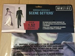 UNIVERSAL MONSTERS BRIDE OF FRANKENSTEIN & FRANKENSTEIN SCENE SETTERS 33.5″X65″