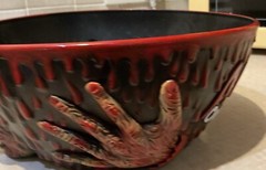 Rubies Vintage Collectable Halloween Treat Bowl. 3D Nightmare On Elm Street.