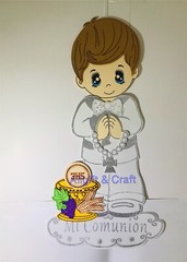 ANGELS First communion foam Wall decorations for boy Decorations De Comunión 30″