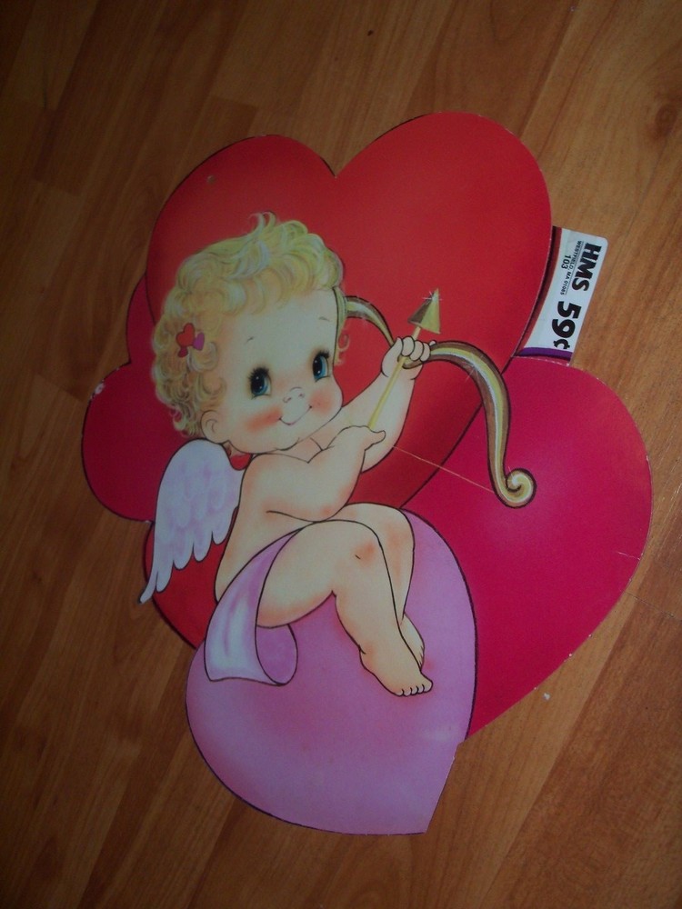 Valentines Diecut Cutouts HMS #103 to #108 Vintage Decoration U Pick NOT a LOT
