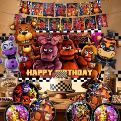 Freddy’s Party Decorations,11Pcs Freddy’s Birthday Party Supplies Set Include Fr