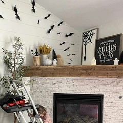 Halloween 3D PVC Bat Wall Stickers – Black Scary Bats Decorations for Home Party
