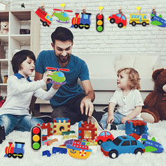 40 Pack Transportation Cutouts Car Bus Train Plane Classroom Decor Kids Party XL