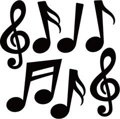 40 Pcs Music Notes Cutouts – Elegant Decorations for Theme Events & Parties