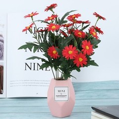 35cm Artificial Daisy Bouquet with Flexible Wire Stems for Home Office Garden