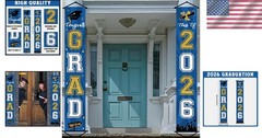 2026 Graduation Party Banner Set – Lightweight, Fade Resistant, & Stylish Decor