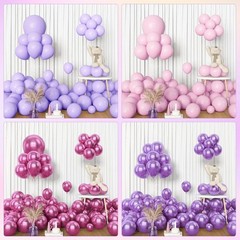 153pcs Pink Purple Balloon Garland Arch Kit, Different Sizes 18 12 10 5 inch …