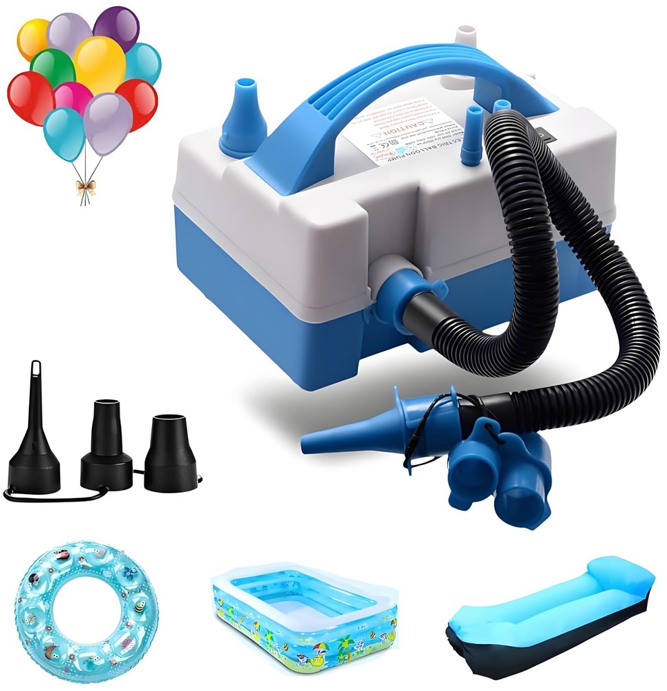 Balloon Pump ,Pump for Balloons,Portable Dual Nozzle Balloon Inflator/Blower …