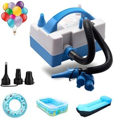 Balloon Pump ,Pump for Balloons,Portable Dual Nozzle Balloon Inflator/Blower …