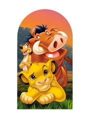 Lion King Arch Backdrop Cover Birthday Party Photo Background Banner Prop Decor
