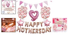 Mother’s Day Pink Balloon Pack with Rose Gold Accents