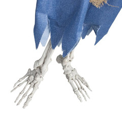 35″ Animated Light-Up Hanging Skeleton Werewolf Halloween Decoration