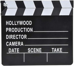 12-Count Movie Clapboard Decorations – Hollywood Party Supplies 7»x8»