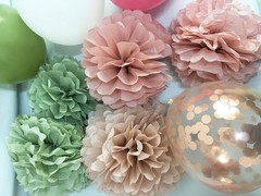 Happy Decorations for Girls with Jumbo Number Balloons Tissue Pompoms Lantern…