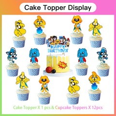 Mikecrack Party Supplies Party Decor Set Plates Balloons Cake Toppers Banner