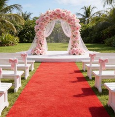 3 x 10ft Red Carpet Runner 450 GSM 5MM Extra 3′ x 10′ (Rectangular),