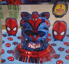 MARVEL DesignWare Large Lot/6 ULTIMATE SPIDER-MAN Birthday Banner & Table Decor
