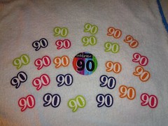 Bundle Lot of 90th Birthday Decorations