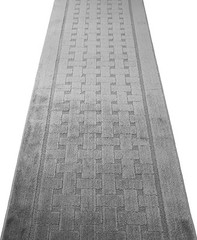 8 ft Long, Grey, Non-Slip Washable Carpet 2’2″ x 8′ (Runner), Grey Labyrinth