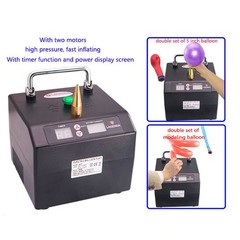Portable Balloon Pump Professional Automatic Modeling Balloon Inflator Balloo…