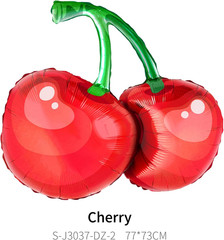 5Pcs 30Inch Red Cherry Balloons,Summer Fruit Cherry Theme Birthday Party Decorat
