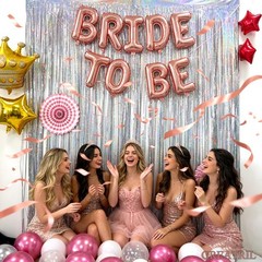 Silver Foil Fringe Tinsel Backdrop Glitter – GREATRIL Party One Size,